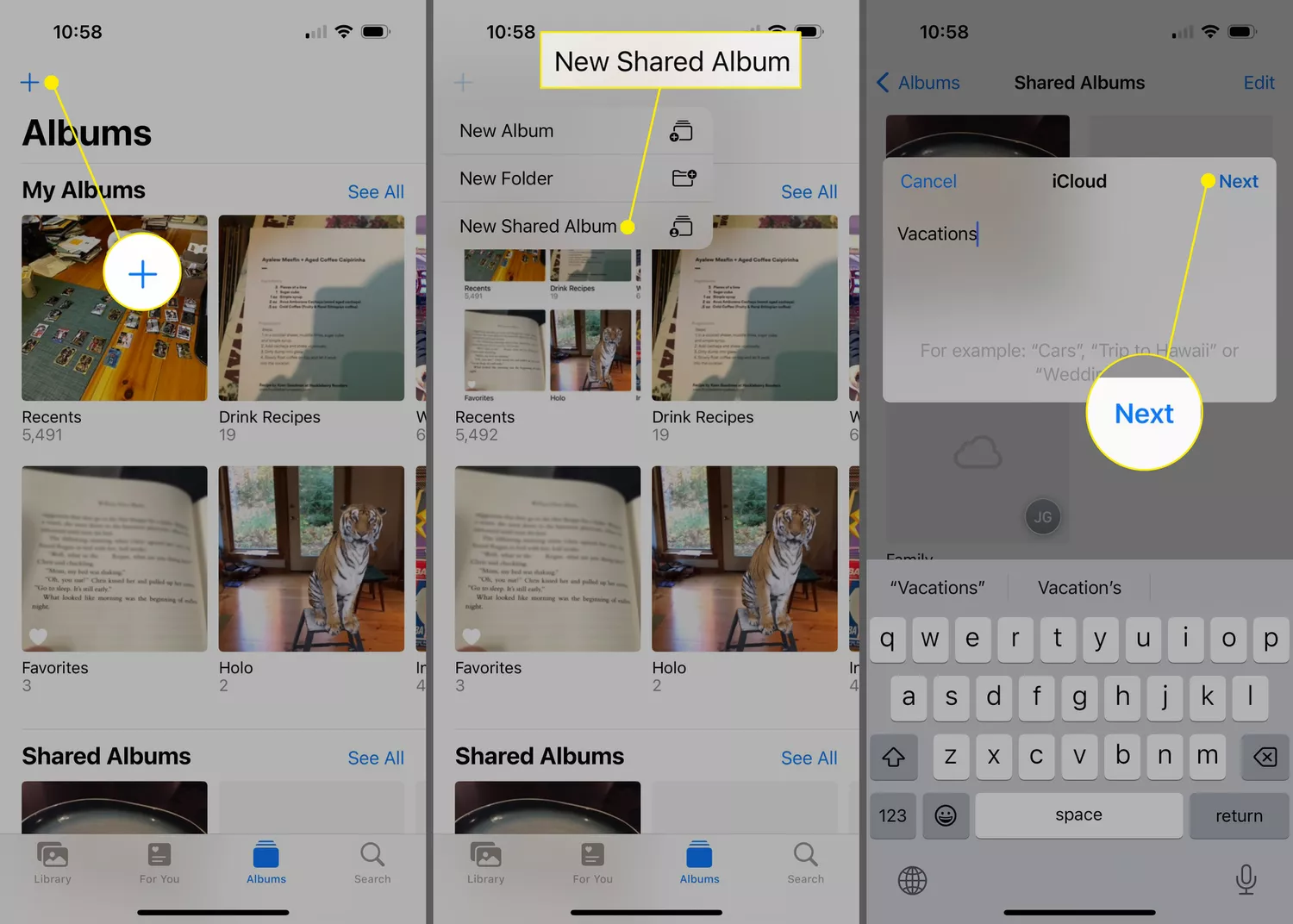 Как создать общий альбом на iPhone: полезный лайфхак